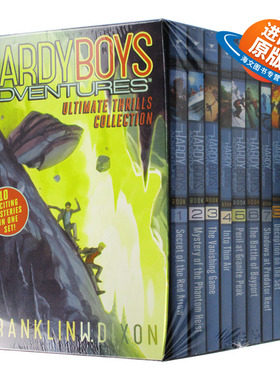 哈迪男孩刺激冒险系列10册英文原版小说 Hardy Boys Adventures Ultimate Thrills Collection 英文版原版书籍 英语阅读章节桥梁书
