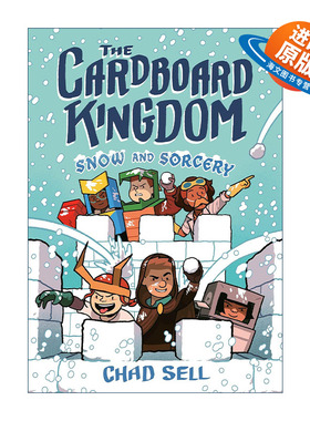 英文原版 The Cardboard Kingdom 03 Snow and Sorcery 纸板王国系列3 雪与魔法 儿童漫画 Chad Sell 英文版 进口英语原版书籍