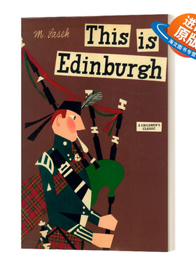 英文原版 精装 This Is Edinburgh 这就是爱丁堡 米先生的世界旅游绘本 精装 青少年人文艺术绘本图画书 英文版 进口英语原版书籍