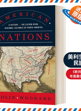 英文原版 American Nations 美利坚的民族 一部北美地区文化史 英文版 进口英语原版书籍