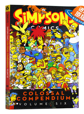 辛普森漫画大全6 英文原版 Simpsons Comics Colossal Compendium Volume 6 英文版 进口原版英语漫画书籍 Matt Groening