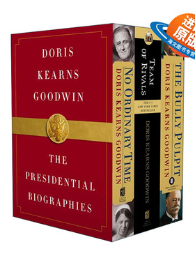英文原版 Doris Kearns Goodwin the Presidential Biographies 总统传记3册盒装 含罗斯福 塔夫脱 林肯 英文版进口英语原版书籍