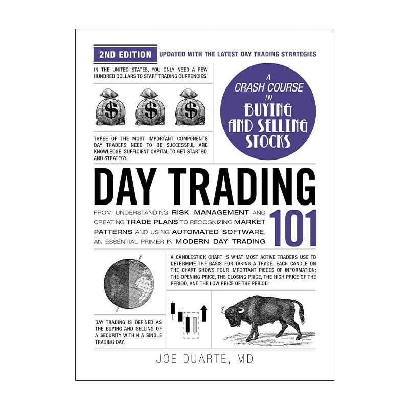 英文原版 Day Trading 101 系列 美股日内交易 精装 第2版 英文版 进口英语原版书籍