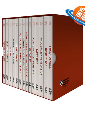 英文原版 HBR Emotional Intelligence Ultimate Boxed Set 哈佛商业评论 情商培养终极14册套装 英文版 进口英语原版书籍