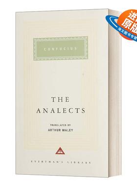 英文原版 Analects 孔子论语 Everyman精装版 英文版 进口英语原版书籍
