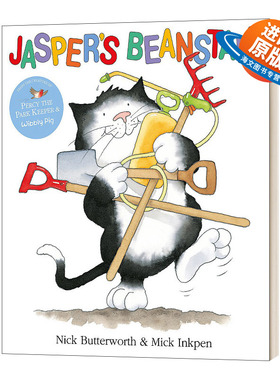 英文原版 Jasper's Beanstalk 嘉士伯的豆茎 英文版 进口英语原版书籍儿童外文书