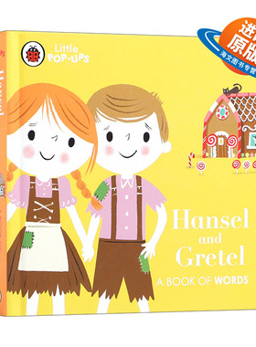 英文原版绘本 Little Pop-Ups Hansel and Gretel 糖果屋 立体童话书 幼儿认知启蒙立体书 童话故事纸板书 英文版 进口英语原版书