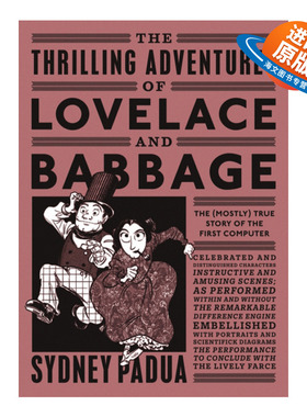 英文原版 The Thrilling Adventures of Lovelace and Babbage 洛夫莱斯和巴贝奇的惊奇冒险 漫画小说 世界上第一台计算机的故事