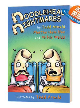英文原版 Noodlehead Nightmares 面条头的噩梦 漫画绘本 和谐幽默 全彩漫画 英文版 进口英语原版书籍儿童外文书