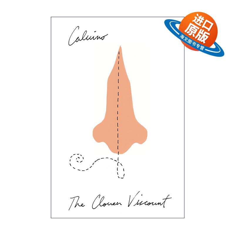 英文原版小说 The Cloven Viscount 分成两半的子爵 卡尔维诺 英文版 进口英语原版书籍