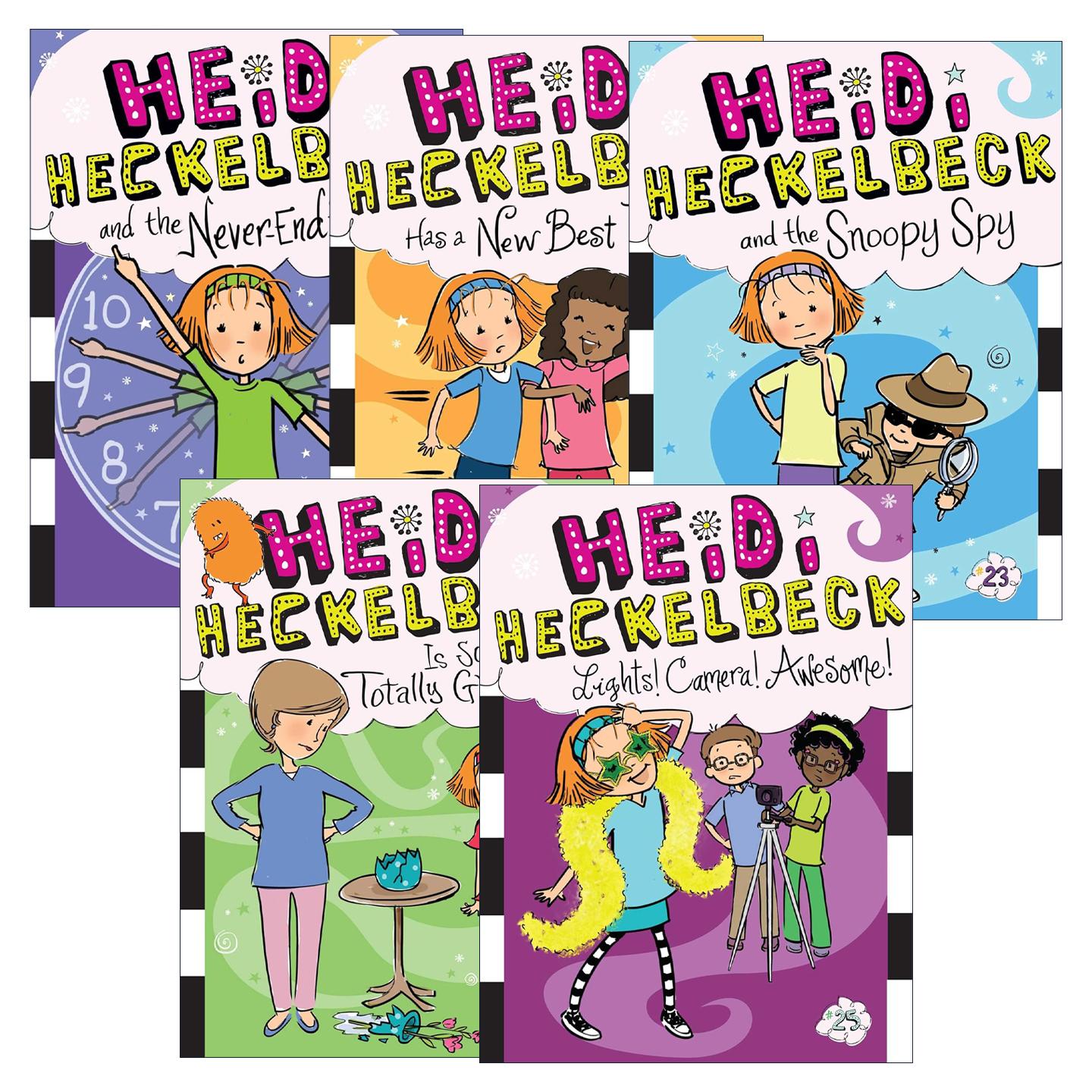 英文原版 Heidi Heckelbeck 小女巫海蒂系列21-25册 儿童章节桥梁书 校园故事 英文版 进口英语原版书籍