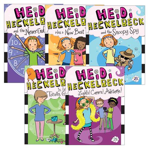 英文原版 Heidi Heckelbeck 小女巫海蒂系列21-25册 儿童章节桥梁书 校园故事 英文版 进口英语原版书籍