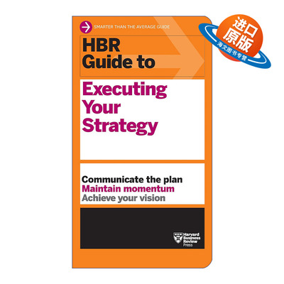 英文原版 HBR Guide to Executing Your Strategy 哈佛商业评论指南系列 执行你的战略 英文版 进口英语原版书籍