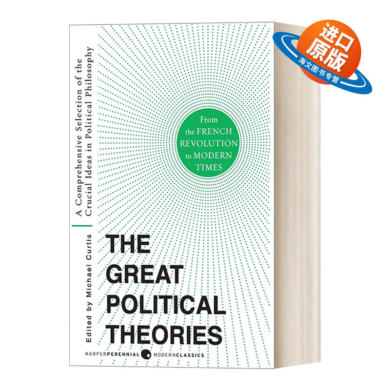 英文原版 The Great Political Theories V.2 伟大的政治理论 卷二 美国政治哲学 AP比较政府与政治读物 英文版 进口英语原版书籍