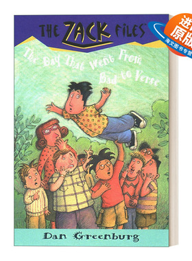英文原版 The Zack Files 20 How I Went from Bad to Verse 札克档案系列20 儿童冒险章节桥梁书 Dan Greenburg 进口英语原版书籍