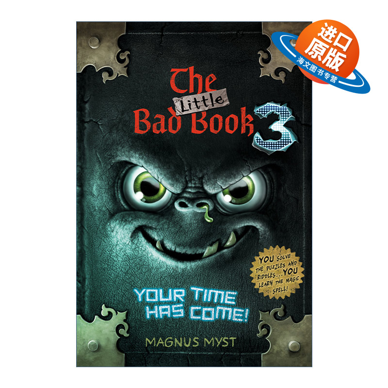 英文原版 The Little Bad Book #3 Your Time Has Come 小坏书系列3 到你了 儿童怪异有趣故事少儿趣味插画精装绘本 Magnus Myst