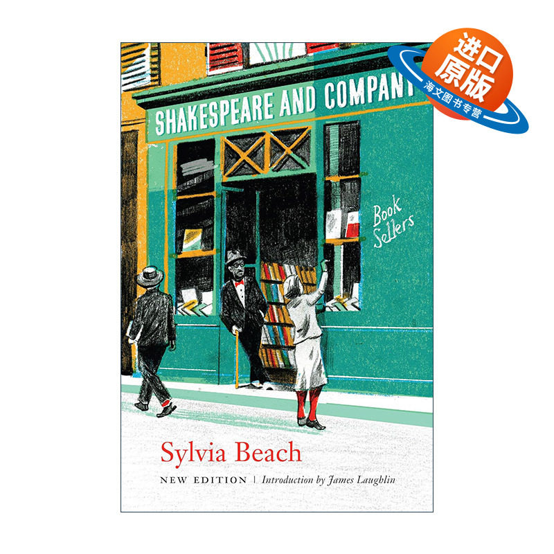 英文原版 Shakespeare and Company 莎士比亚书店 巴黎左岸，一个女人和她的传奇书店 西尔薇娅·毕奇 英文版 进口英语原版书籍