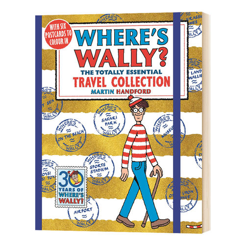 英文原版进口 Where's Wally? The Totally Essential Travel Collection 沃利在哪儿?旅行套装 10-14岁中小学生英语课外阅读读物