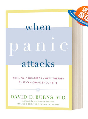 英文原版 When Panic Attacks 焦虑情绪调节手册 伯恩斯焦虑自助疗法 英文版 进口英语原版书籍