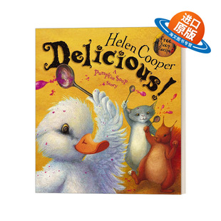 英文原版 Delicious! 最好喝的汤 海伦·库柏绘本 南瓜汤续集 英文版 进口英语原版书籍