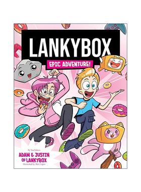 英文原版 Epic Adventure 传奇冒险 油管知名频道LankyBox二人组漫画 英文版 进口英语原版书籍
