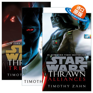 英文版 书籍 Wars 新索龙三部曲系列3册 Timothy 星球大战 Star Thrawn 进口英语原版 英文原版 Zahn 小说