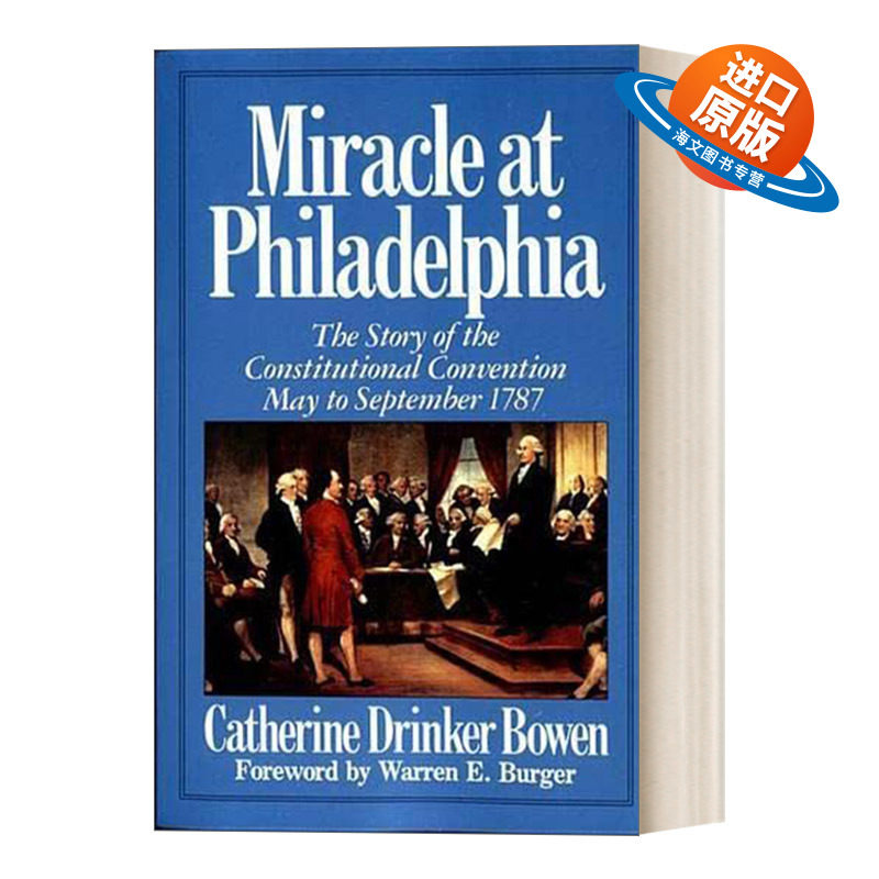 英文原版 Miracle at Philadelphia 民主的奇迹 美国宪法制定的127天 英文版 进口英语原版书籍