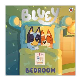 英文原版 Bluey Bedroom 小蓝狗布鲁伊 自己的卧室 大开本绘本 英文版 进口英语原版书籍