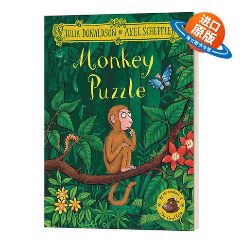 英文原版 Monkey Puzzle 小猴子找妈妈 英文版 进口英语原版书籍
