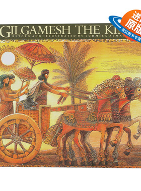 英文原版 Gilgamesh the King 吉尔伽美什三部曲 吉尔伽美什之王 儿童古文明传奇小说 Ludmila Zeman 英文版 进口英语原版书籍