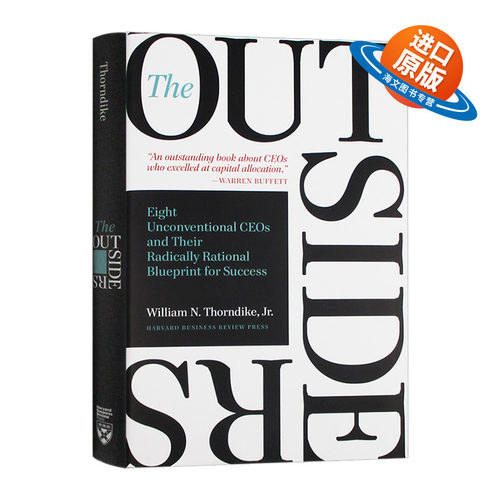 商界局外人 巴菲特尤为看重的八项企业家特质 英文原版 The Outsiders 威廉桑代克 投资的视角看待管理 英文版英语企业管理书籍