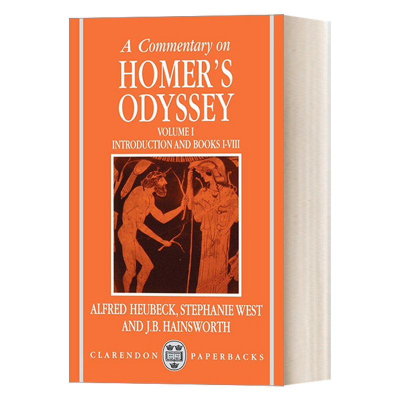 英文原版A Commentary on Homer's Odyssey Volume I Introduction and Books I-VIII 论荷马的《奥德赛》第1卷 英文版进口英语书