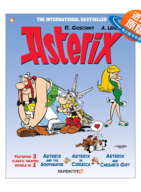 英文原版 Asterix Omnibus #7 高卢英雄历险记 19-21 合订本 卷七 英文版 进口英语原版书籍