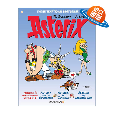 英文原版 Asterix Omnibus #7 高卢英雄历险记 19-21 合订本 卷七 英文版 进口英语原版书籍