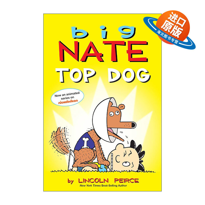 英文原版 Big Nate Top Dog 大内特2合1系列3+4合集 全彩漫画小说 英文版 进口英语原版书籍