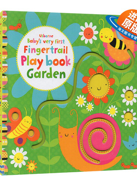 英文原版 Baby's very first Fingertrail Playbook Garden 启蒙花园书 英文版 进口英语原版书籍儿童外文书