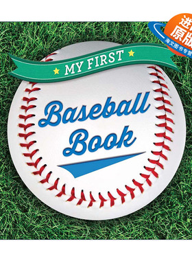 英文原版 My First Baseball Book 我的第一本棒球书 纸板书 英文版 进口英语原版书籍