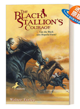 英文原版 The Black Stallion's Courage 黑神驹系列 黑神驹的勇气 Walter Farley 青少年骑马动作冒险小说 英文版 进口英语书