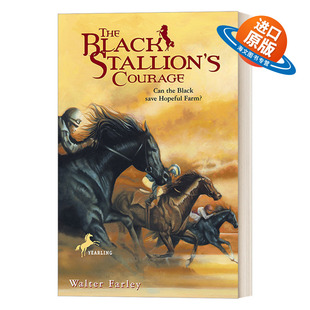 Stallion 进口英语书 英文版 勇气 The Black Walter Courage 青少年骑马动作冒险小说 英文原版 黑神驹系列 Farley 黑神驹