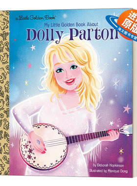 英文原版绘本 My Little Golden Book About Dolly Parton 多莉·帕顿 兰登书屋精装小金书 英文版 进口英语原版书籍