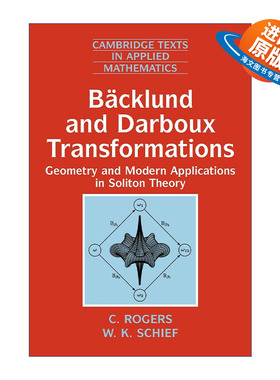 英文原版 Backlund and Darboux Transformations B?cklund变换和Darboux变换 几何与孤立子理论中的应用 英文版 进口英语原版书