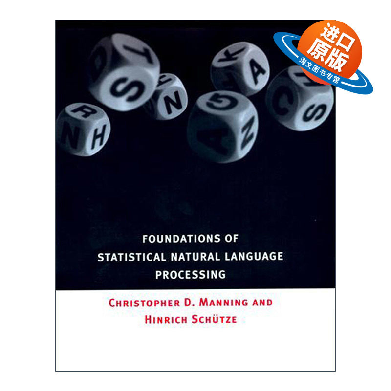英文原版 Foundations of Statistical Natural Language Processing 统计自然语言处理基础 Christopher Manning 英文版进口书籍