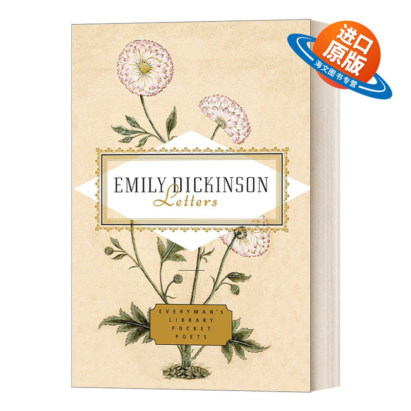 英文原版 Emily Dickinson Letters Edited by Emily Fragos 艾米莉·狄金森 信件 人人图书馆口袋诗人系列 英文版 进口英语书籍