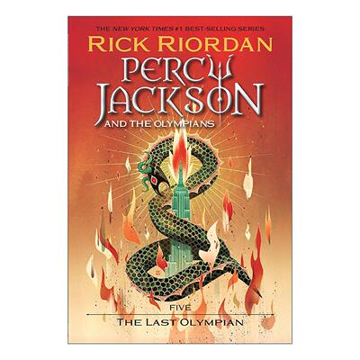 英文原版 Percy Jackson and the Olympians Book Five The Last Olympian 波西杰克逊与奥林匹斯5 英文版 进口英语原版书籍