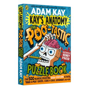 英文原版 Kay's Anatomy The Poo-tastic Puzzle Book 凯的解剖 儿童趣味阅读活动书 英文版 进口英语原版书籍