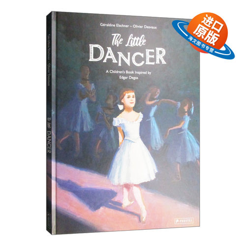 英文原版绘本 The Little Dancer 小舞者 受德加启发的绘本 精装 英文版 进口英语原版书