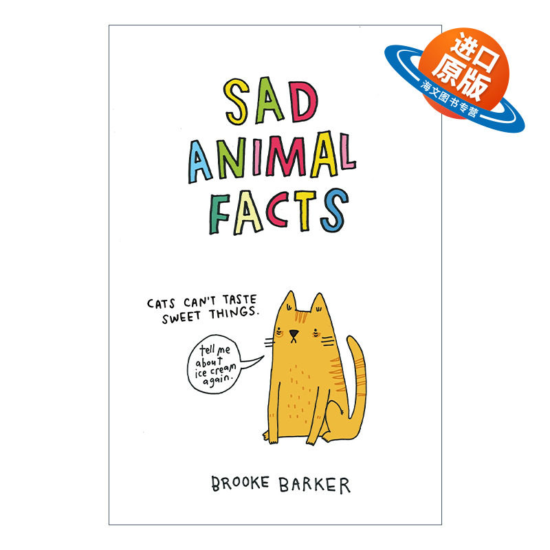 英文原版 Sad Animal Facts 是我把你弄哭了吗 带你发现心酸又呆萌的动物世界 精装绘本 英文版 进口英语原版书籍