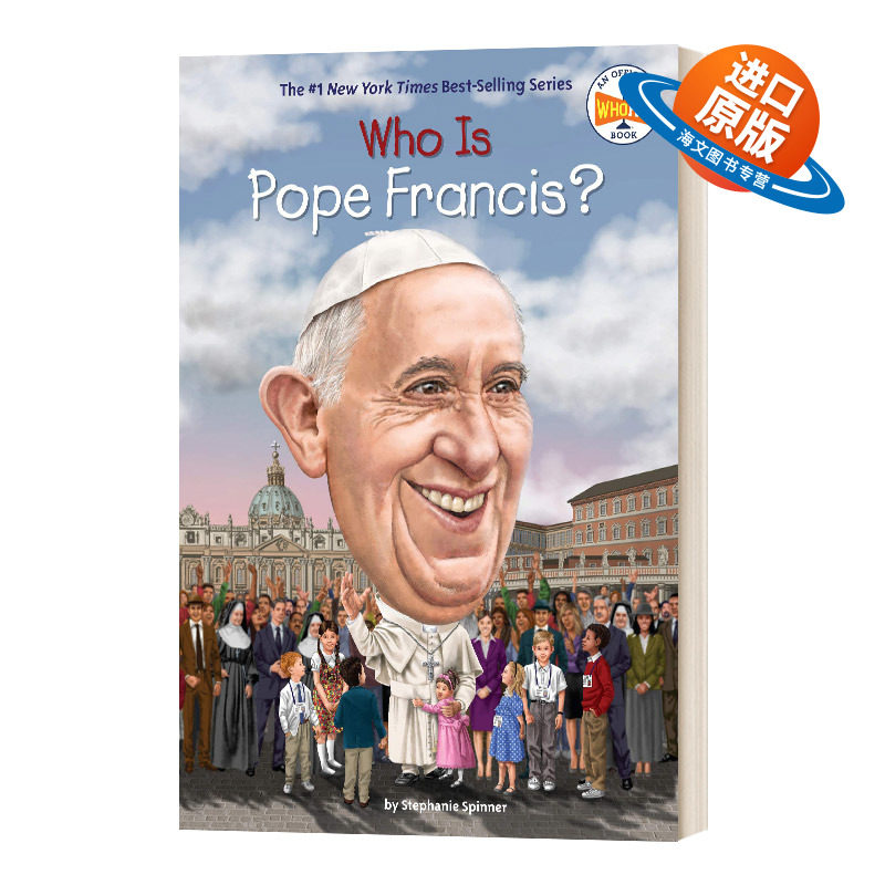 英文原版 Who Is Pope Francis 教皇弗朗西斯是谁 儿童科普故事 英文版 进口英语原版书籍