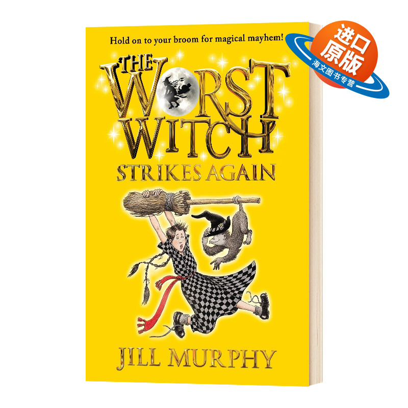 英文原版 The Worst Witch Strikes Again 坏女巫魔法学校2 女巫学校故事系列 英文版儿童外文书