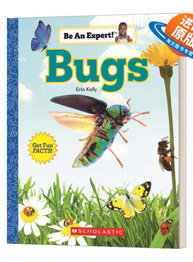 英文原版 Be An Expert Bugs 成为虫子专家 英文版 进口英语原版书籍儿童外文书
